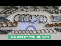 6D34 Conjunto de revestimento de cilindros do motor de escavadeira
