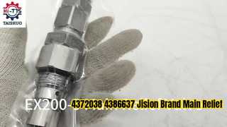 4372038 4386637 Válvula de segurança de alívio principal da marca Jision para EX200-5 EX300 DH225 DH300