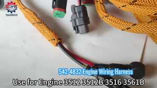 542-4832 5424832 Cablagens do motor