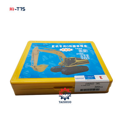 Bom preço Excavadora E Máquina Dedicada E320 E312 NBR90° O-Ring Kit 360pcs O-Ring Box on-line