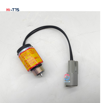 Partes do motor da escavadeira de 12 V 24 V Válvula solenoide de parada de combustível 6677383