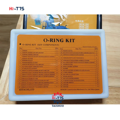 Excavadora O-Ring Box 36 Items 353pcs Excavadora para Hitachi O-Ring Kit