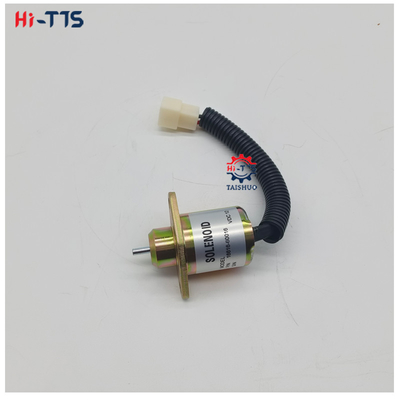 Partes do motor de escavadeira de 12 V Válvula solenoide de parada de combustível 16616-80016
