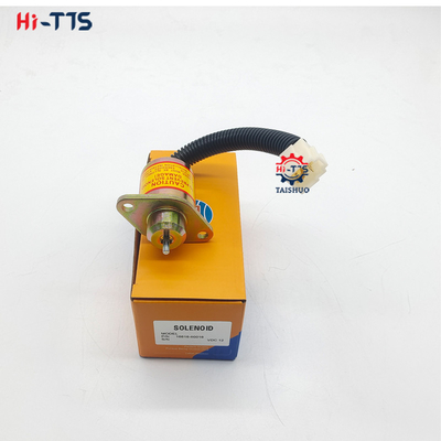 Partes do motor de escavadeira de 12 V Válvula solenoide de parada de combustível 16616-80016