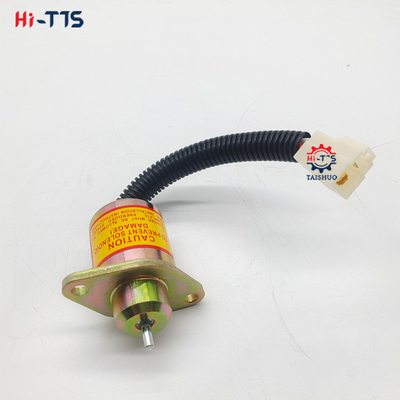 Partes do motor de escavadeira de 12 V Válvula solenoide de parada de combustível 16616-80016