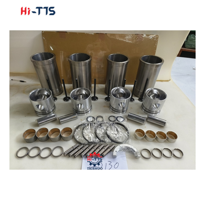 Peças de reparo de motores de escavadeiras 4D130 Kit de revestimento de cilindros 6114-31-2111 Pisto 6114-30-2303 Anel