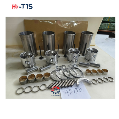 Peças de reparo de motores de escavadeiras 4D130 Kit de revestimento de cilindros 6114-31-2111 Pisto 6114-30-2303 Anel