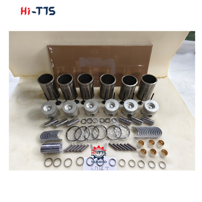 6D14T Kit de motor para escavadeira E120 E140 E180 Forro, pistão, anel, válvulas, buchas, kit de junta completa