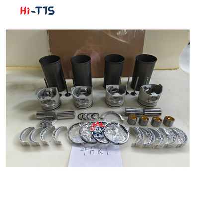 4HK1 Kit de motor para EX200-3 EX210-3 EX240-3 Excavador, pistão, anel, válvulas, buchas, conjunto completo de juntas