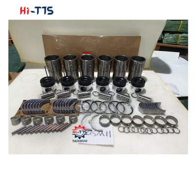 Reparação de motores de excavadoras de tractores QSM11 Kit de revestimento do cilindro 4952181 pistão 3803977 ring3803703 revestimento