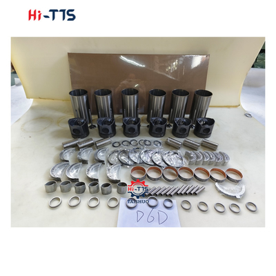 D6D Kit de revestimento de cilindros 0450-1365 2046-0011 2089-0422 Kit de reconstrução de motores para peças de motores a diesel