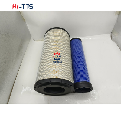 Filtro de ar 600-185-3100 600-185-3120 AF25492 Para PC200-7 PC210-7 Partes de motores de escavadeiras