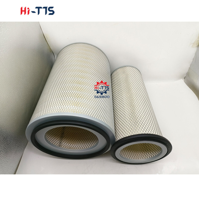 Filtro de ar 6125-81-7032 600-181-3800 6125-81-7031 Para partes de motores de escavadeiras