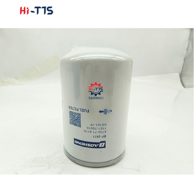 Filtro de combustível 6732-71-6220 6732-71-6111 6138-71-6110 Para S6D10 Partes de motores de escavadeiras