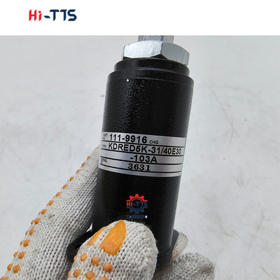 111-9916 Válvula solenoide de parada de 24 V para E320B 320C E320D E325B Partes de máquinas de escavação