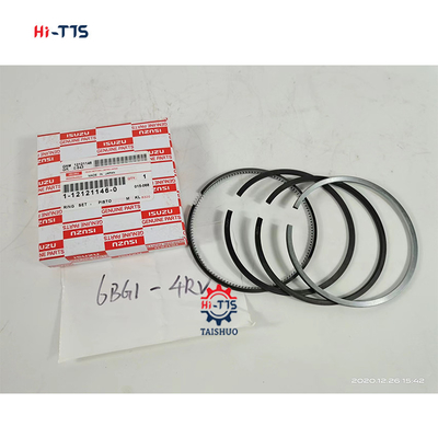 Anel de pistão do motor da escavadeira 6BG1 6BG1T 4RV 1-12121146-0 121211460