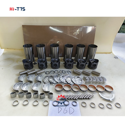 Kit de Revisão do Motor da Escavadeira EC210B EC240B D6D Kit de Camisas 0450-1365 VOE20460009