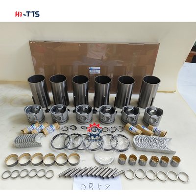 Excavadora DH220-7 Motor DB58 Kit de revisão Kit de revestimento Kit de pistão 6 cilindros 65.02501-0416