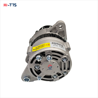 Entalhe dobro 28V 30A 600-821-6150 de Diesel Engine Alternator 6D125-1 PC400-5 da máquina escavadora grande