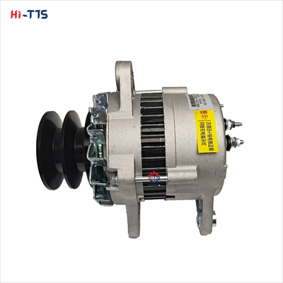 Entalhe dobro 28V 30A 600-821-6150 de Diesel Engine Alternator 6D125-1 PC400-5 da máquina escavadora grande