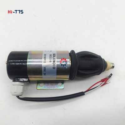 Bom preço 0E52318 Válvula de solenoide de escavadeira de 24 V Válvula de solenoide desligada on-line