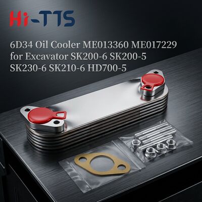 5P 6D34 Refrigerador de óleo ME013360 ME017229 para escavadeira SK200-6 SK200-5 SK230-6 SK210-6 HD700-5