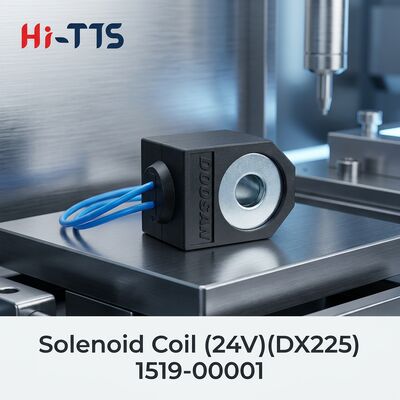 24V 16mm 1519-00001 2519-9008 bobina de solenoide hidráulico para DH220-5 DH215-7 DH225-7 DX140LC Acessórios de escavadeira
