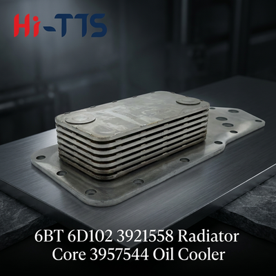 Peças de motor de alta qualidade 3921558 3957544 refrigerador de óleo para peças sobressalentes de motor de máquinas 6BT 6D102