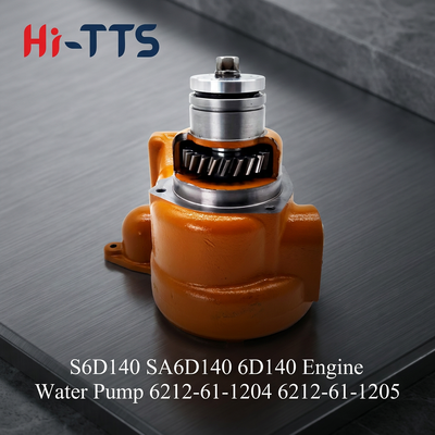 Bomba de água 6212-61-1203/6212-61-1205/6212-61-1204 para motor de escavadeira S6D140/D155A-2/6D140 Fabricada na China