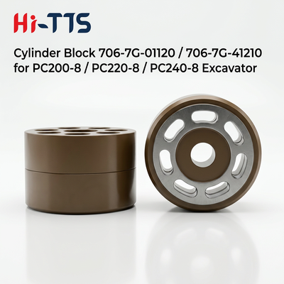 Bom preço Bloco de cilindro hidráulico 706-7G-01120 706-7G-41210 7067G01120 7067G41210 das peças da máquina escavadora para a máquina escavadora PC200-8 PC220-8 PC240-8 on-line