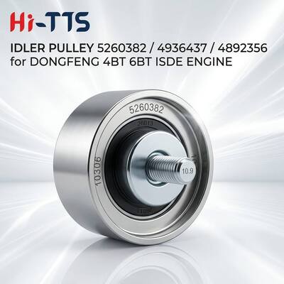 Motor Diesel de camião Dongfeng 4BT 6BT ISDE Polia Idler 5260382 4936437 4892356 4936439