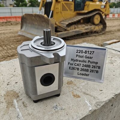 CAT Pilot Hydraulic Gear Pump 220-8127 2208127 Para carregador de skid steer 248B 267B E267B 268B 287B Peças de reposição