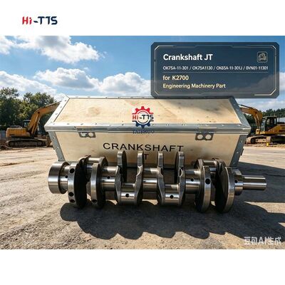 Crankshaft OK75A-11-301 OK75A1130 OK65A-11-301 para K2700 JT Motor Diesel Alloy Gold Engineering Machinery Part