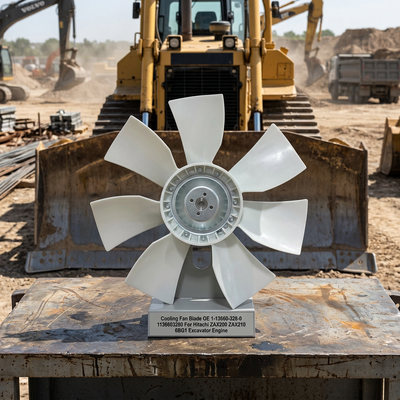 Lâmina de ventilador de arrefecimento OE 1-13660-328-0 1136603280 Para ZAX200 ZAX210 6BG1 Partes de motores de escavadeiras